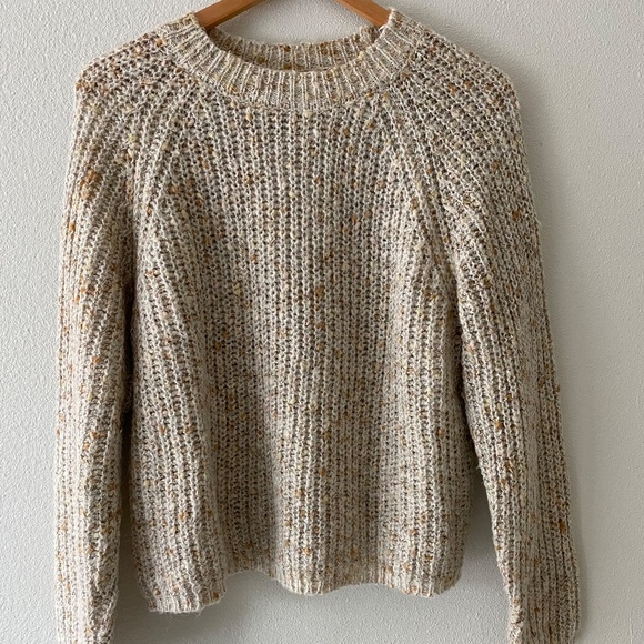 SOPHIE RUE Greyson Marled Crew Neck Pullover SIZE M - Picture 4 of 8